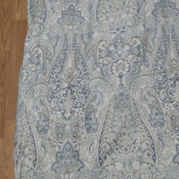 Tahari home queen duvet cover paisley prints - Picture 4 of 5